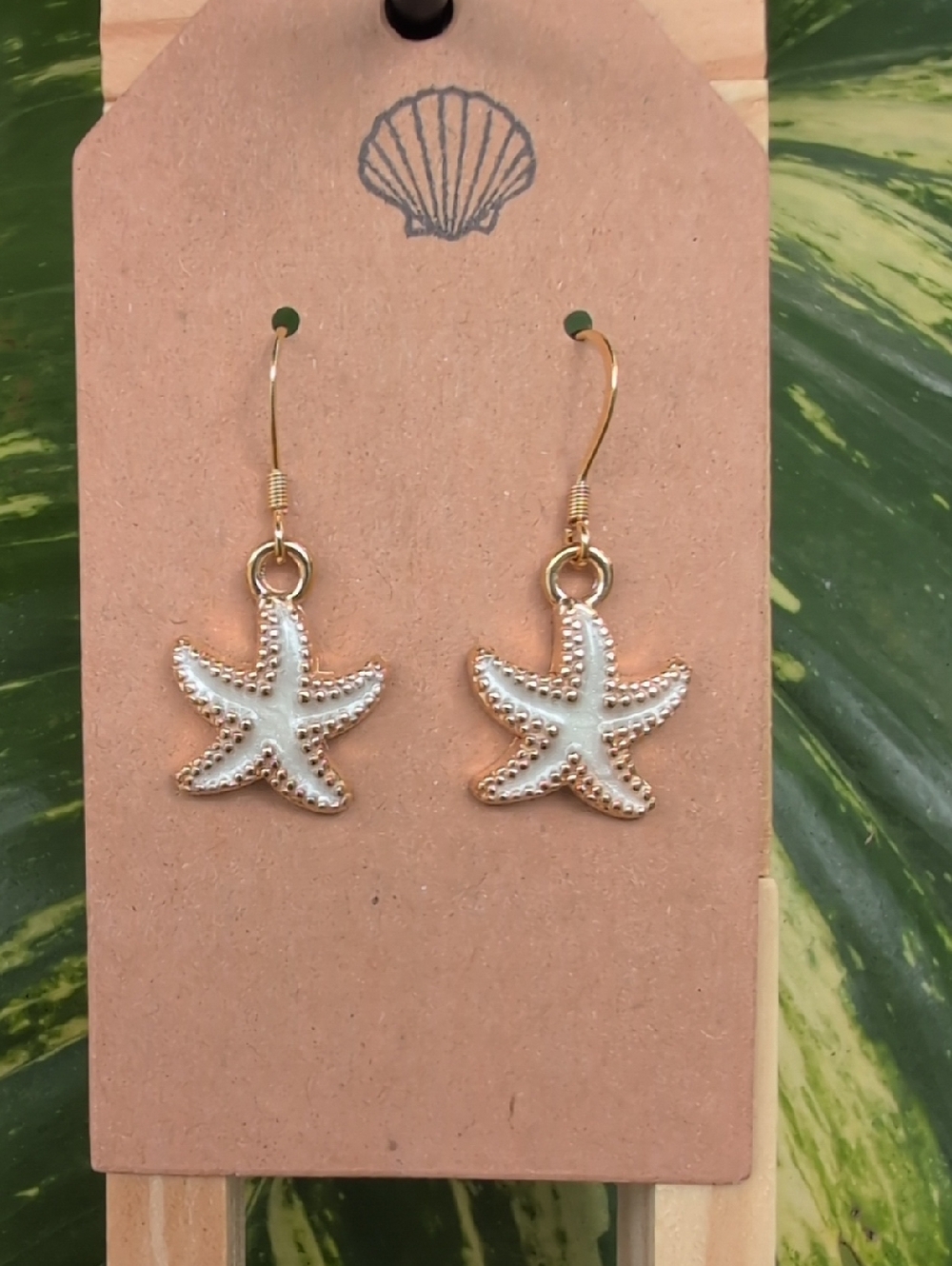 Starfish Drop Earrings